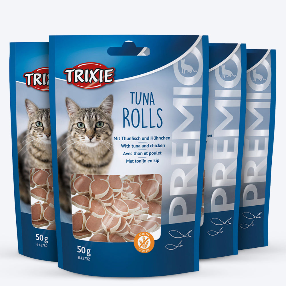 Trixie Premio Tuna Rolls Treat For Cat - 50 g - Heads Up For Tails