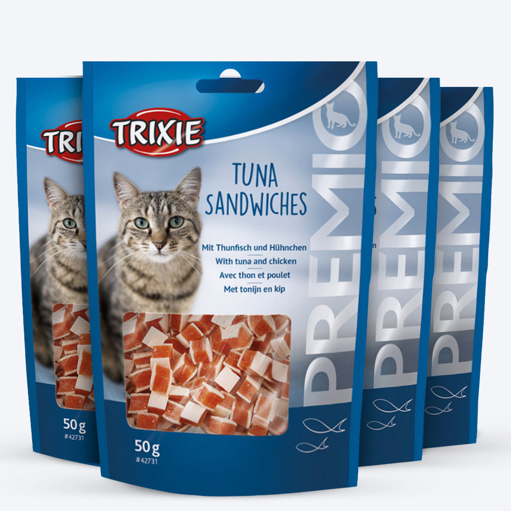 Trixie Premio Tuna Sandwiches Treat For Cat - 50 g - Heads Up For Tails