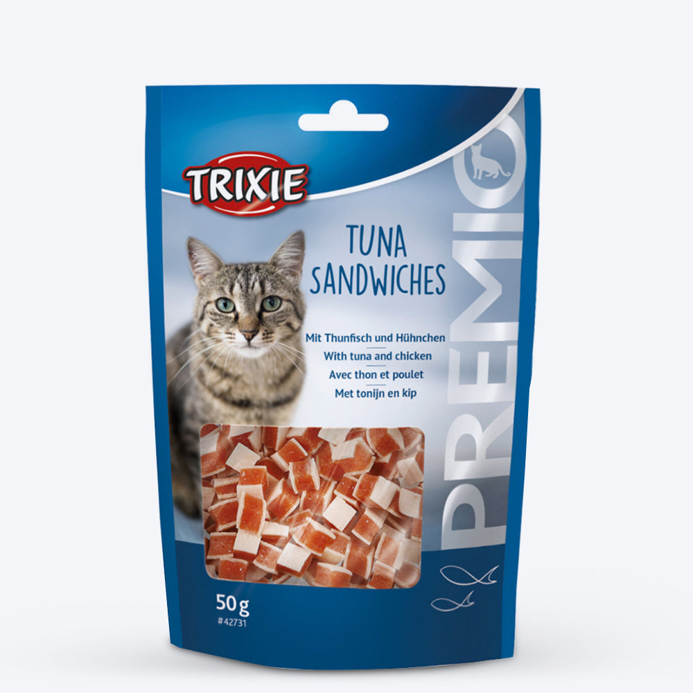 Trixie Premio Tuna Sandwiches Treat For Cat - 50 g - Heads Up For Tails