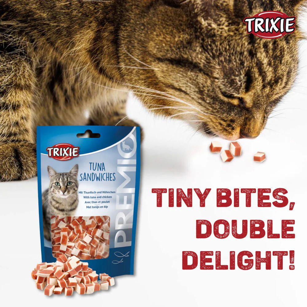 Trixie Premio Tuna Sandwiches Treat For Cat - 50 g - Heads Up For Tails
