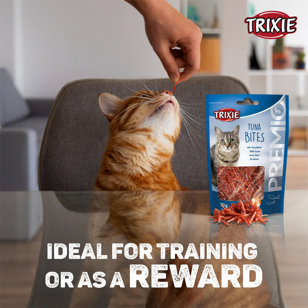 Trixie Premio Tuna Bites Treat For Cat - 50 g - Heads Up For Tails