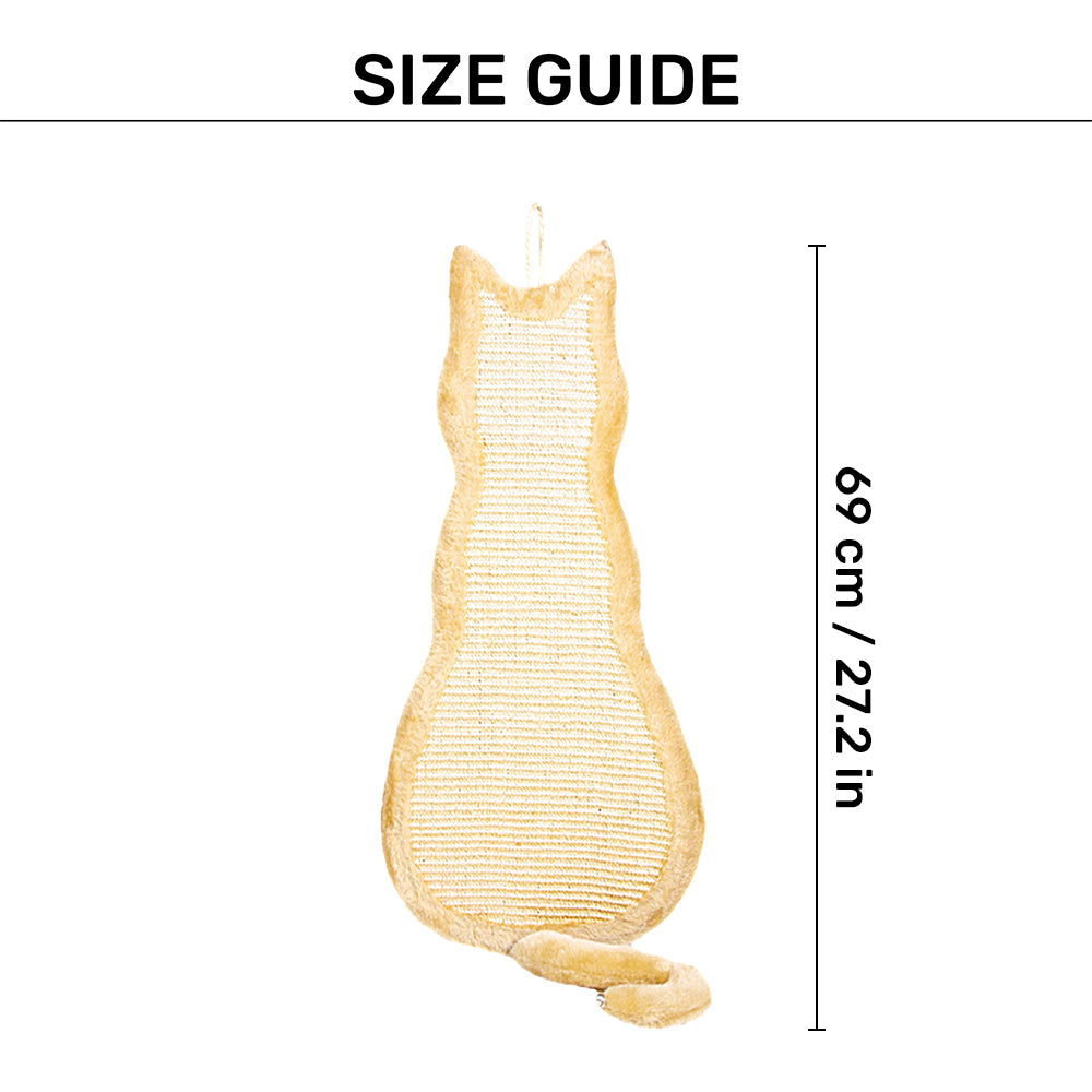 Trixie Scratching Board With Catnip Cat Scratcher - Beige - Heads Up For Tails