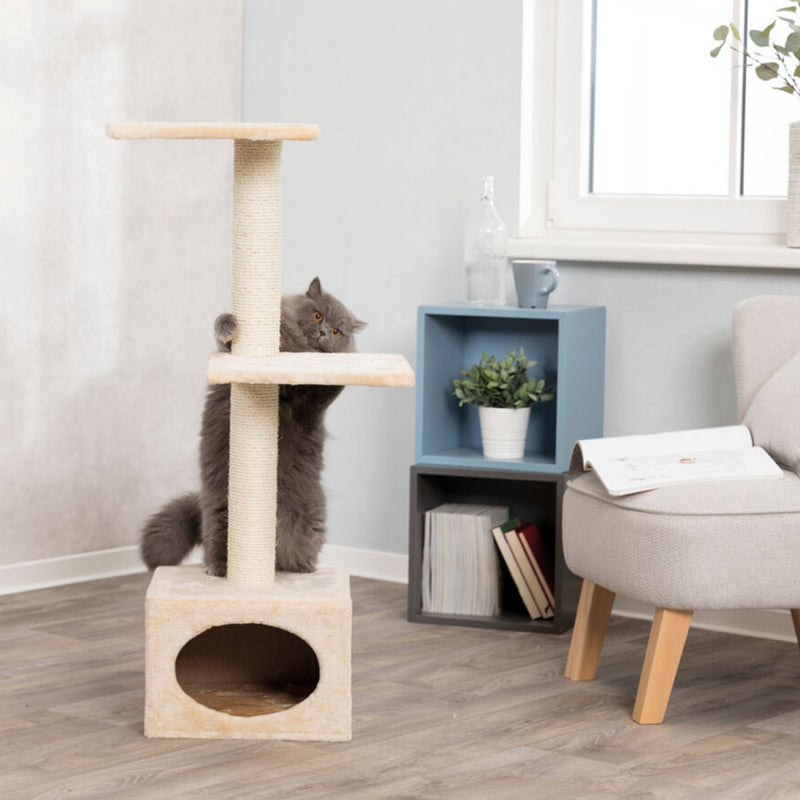 Trixie Badalona Scratching Post For Cats - 3.5 feet - Heads Up For Tails