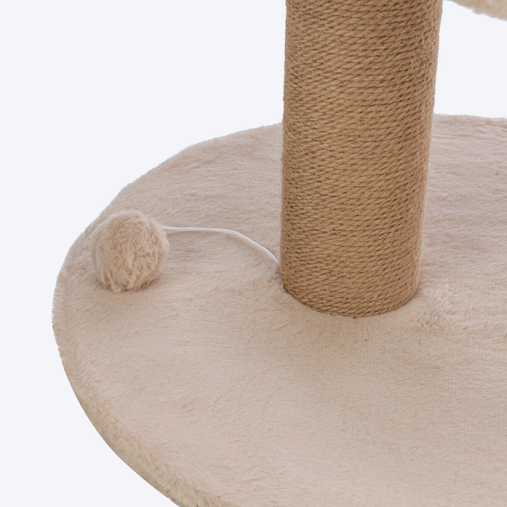 Trixie Boho Filippo Scratching Post Cat Tree - 3.7 Feet - Heads Up For Tails