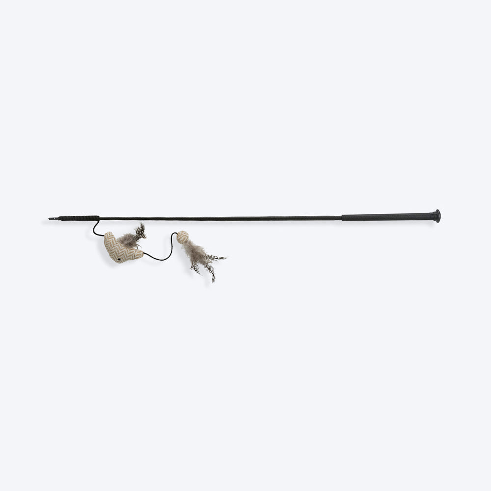 Trixie Interactive Cat Toys with Catnip - Playing Rod With Fish_02
