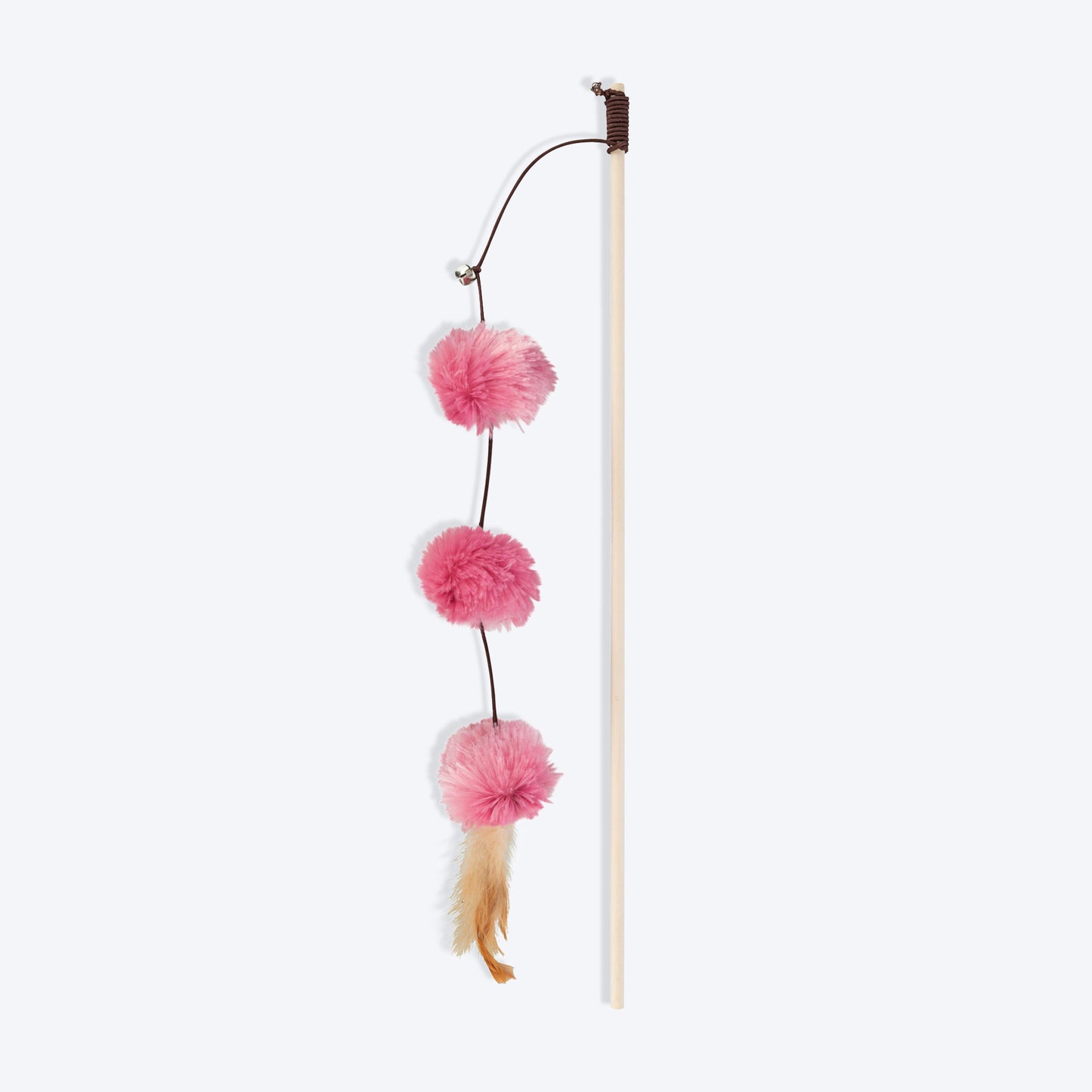 Trixie Playing Rod With Pompom Balls Toy For Cat - 50 cm - Heads Up For Tails