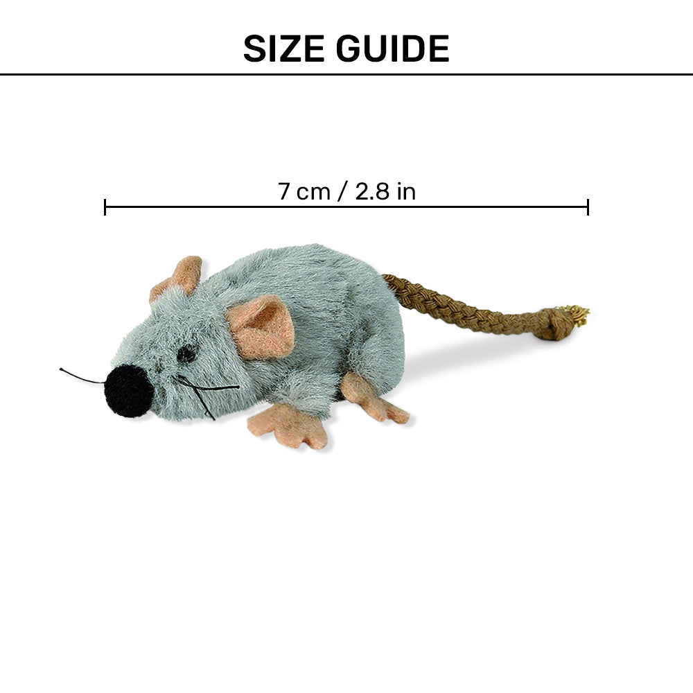Trixie Mouse Plush Cat Toy - 7 cm_03