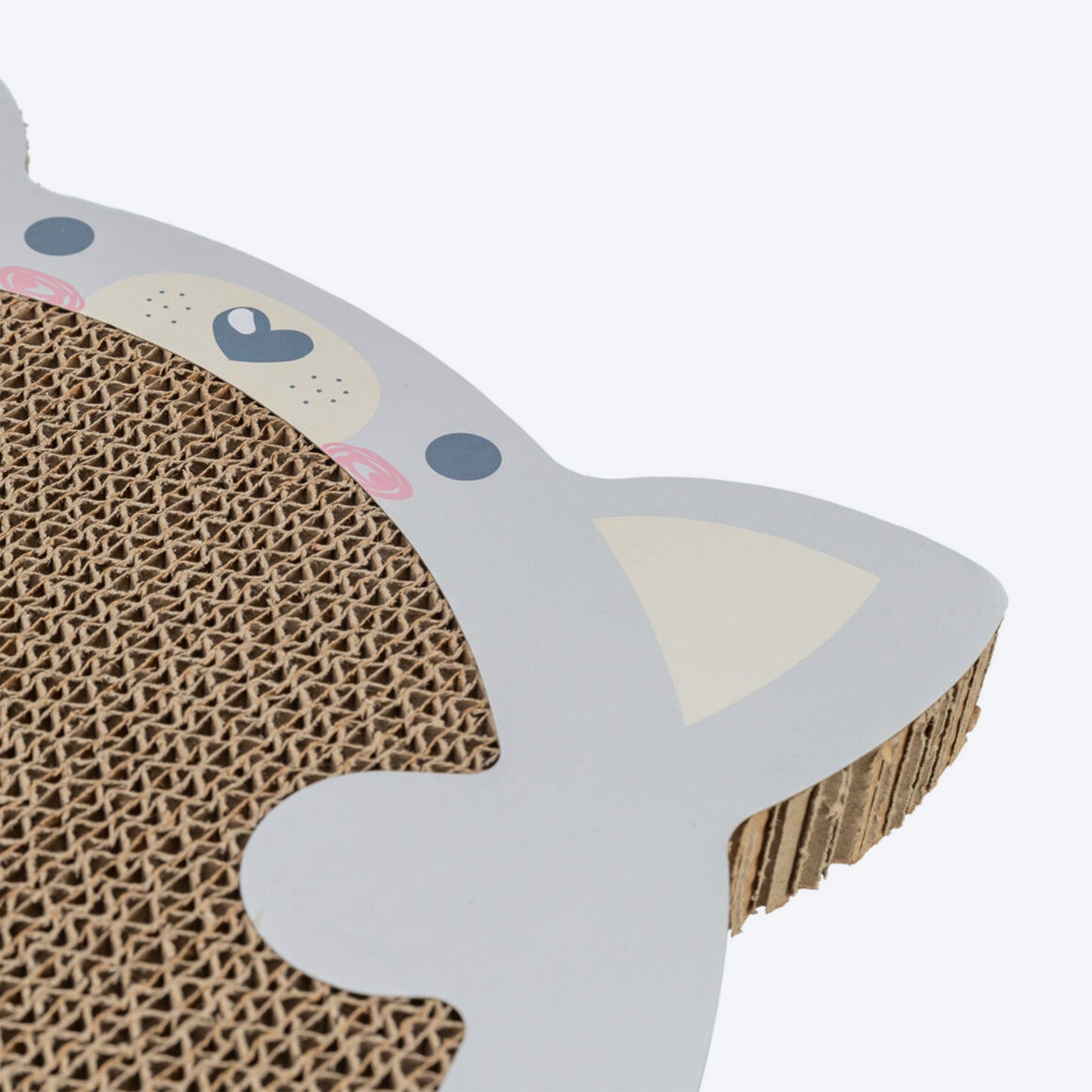Trixie Hamster Junior Scratching Cardboard With Catnip Cat Scratcher - Light Grey - Heads Up For Tails