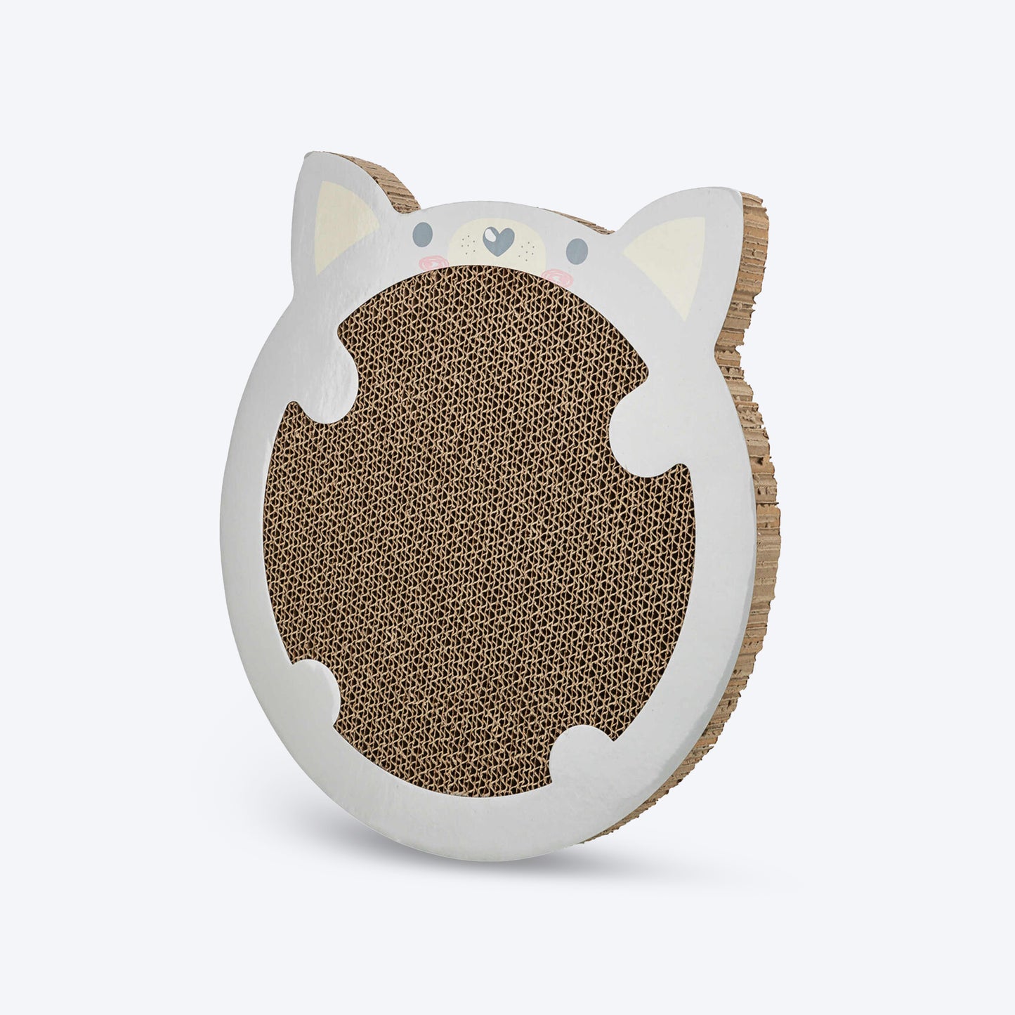 Trixie Hamster Junior Scratching Cardboard With Catnip Cat Scratcher - Light Grey - Heads Up For Tails