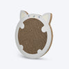 Trixie Hamster Junior Scratching Cardboard With Catnip Cat Scratcher - Light Grey - Heads Up For Tails