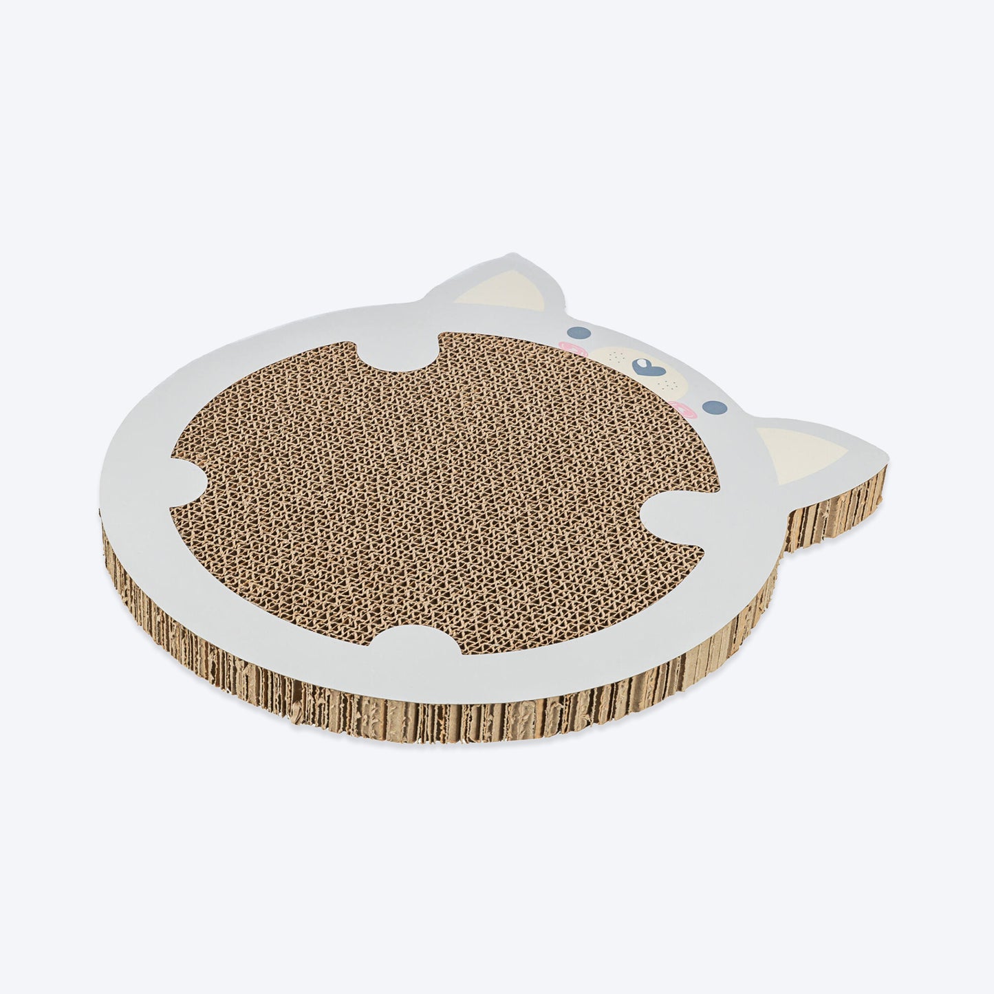 Trixie Hamster Junior Scratching Cardboard With Catnip Cat Scratcher - Light Grey - Heads Up For Tails