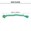 Trixie Playing Rope With Sound Dog Toy - Blue - 48 cm - Heads Up For Tails