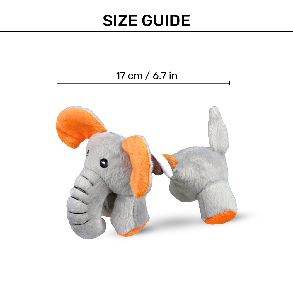 Trixie Animal with Rope Dog Squeaker Toy - Assorted_04