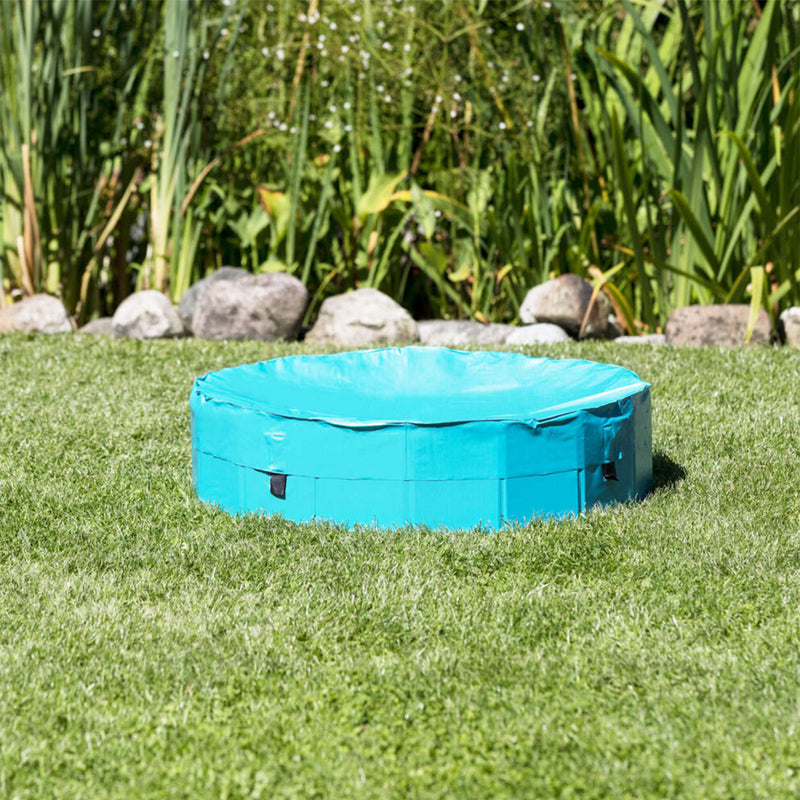 Trixie Cover For Dog Pool - Light Blue - Heads Up For Tails