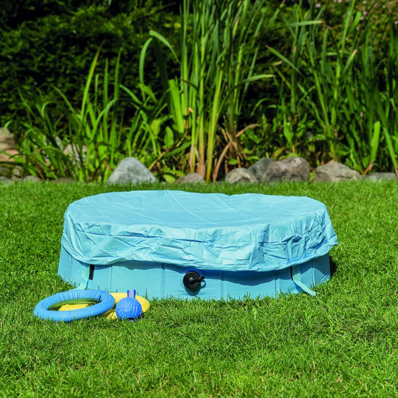 Trixie Cover For Dog Pool - Light Blue - Heads Up For Tails
