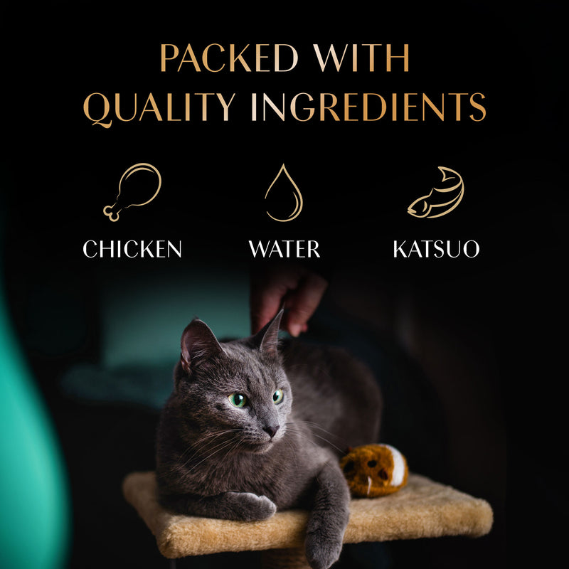 Sheba Melty Sasami Selection Chicken & Chicken & Whitefish Flavors Cat Treats - 240 gm (20 x 12gm) - Heads Up For Tails