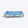 HUFT Personalised Bloomscape Lounger Bed For Dog - Blue - Heads Up For Tails