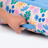 HUFT Bloomscape Lounger Bed For Dog - Blue - Heads Up For Tails