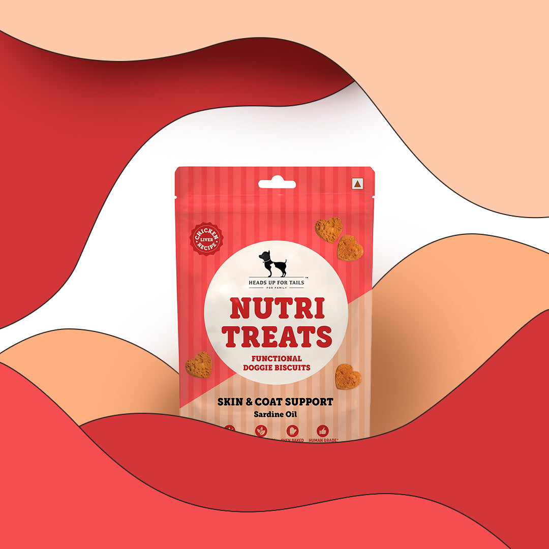 HUFT Nutri Treats For Dogs - Skin & Coat Support - 150 g - Heads Up For Tails