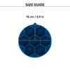 HUFT Honeycomb Stick To Bowl Lick Mat For Dog & Cat - Blue - Heads Up For Tails