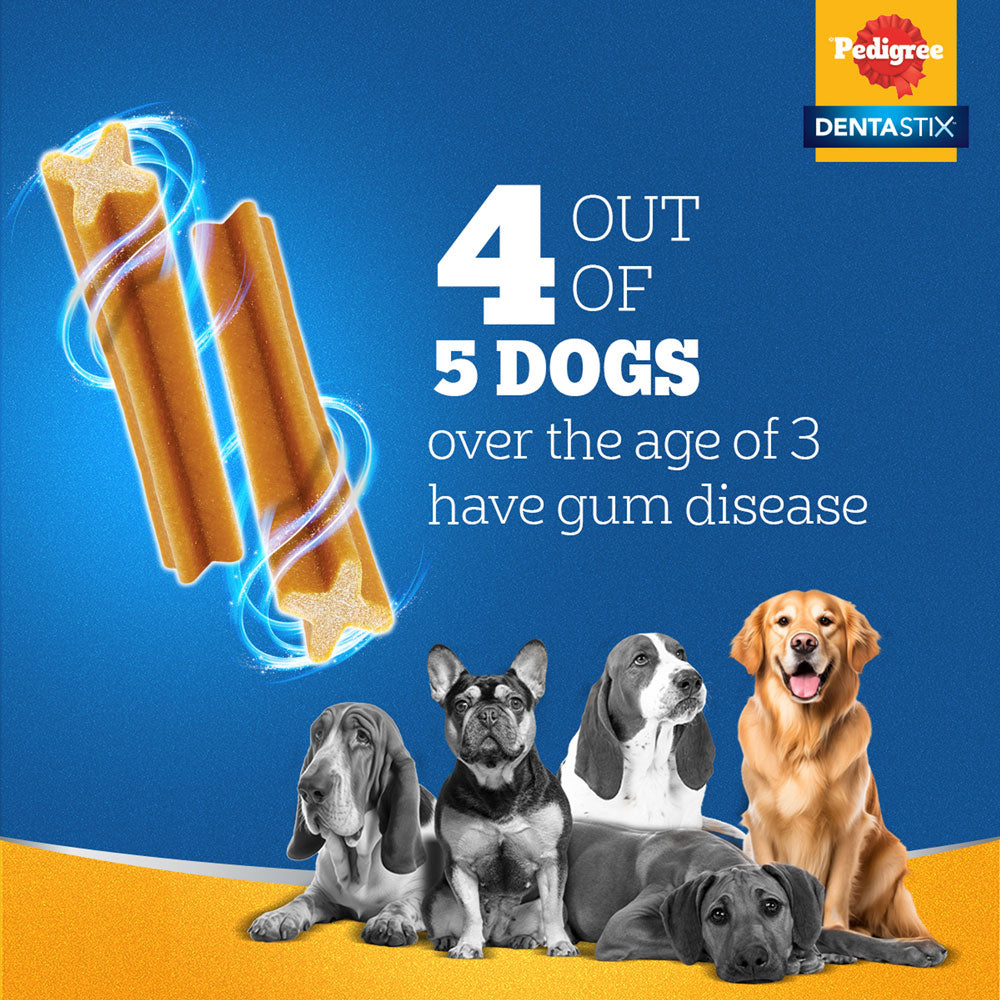 Pedigree Dentastix Dog Treat Weekly Pack For Small Breed - 110 g - Heads Up For Tails