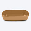 Savic IRIZ Cat Litter Tray with Rim - Nordic Brown- 17 x 12 x 5 inch - Heads Up For Tails