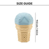 HUFT Chewtastic Swirly Scoop Chew Toy For Dog - Blue - Heads Up For Tails