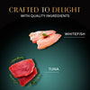 Sheba Deluxe Premium (1+ Years) Tuna Fillets in Jelly Adult Wet Cat Food - 85 g - Pack - Heads Up For Tails