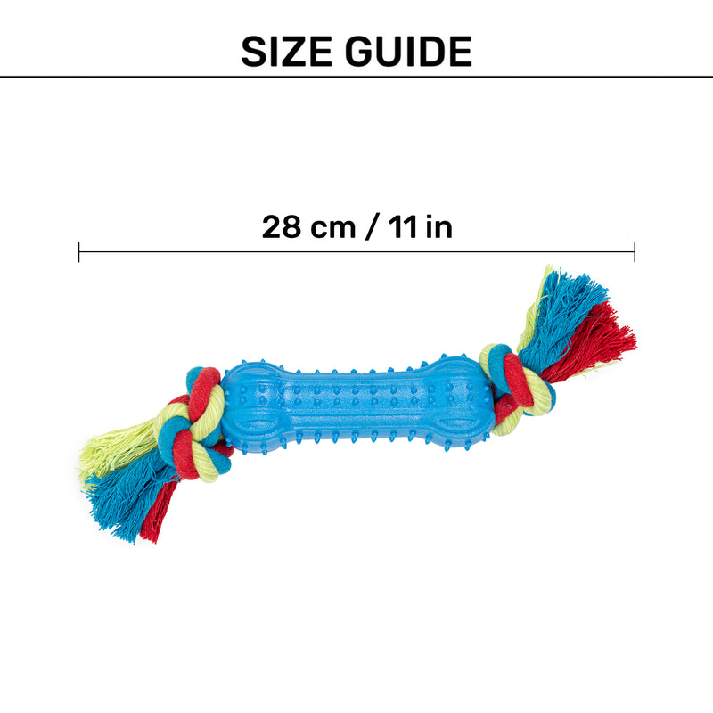 TLC Munch Bone Chew Toy For Dog - Blue - Heads Up For Tails