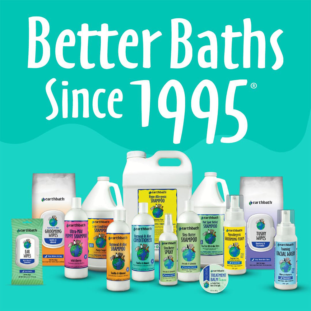 Earthbath Hypo-Allergenic Dog & Cat Shampoo (Fragrance free) - 472 ml - Heads Up For Tails