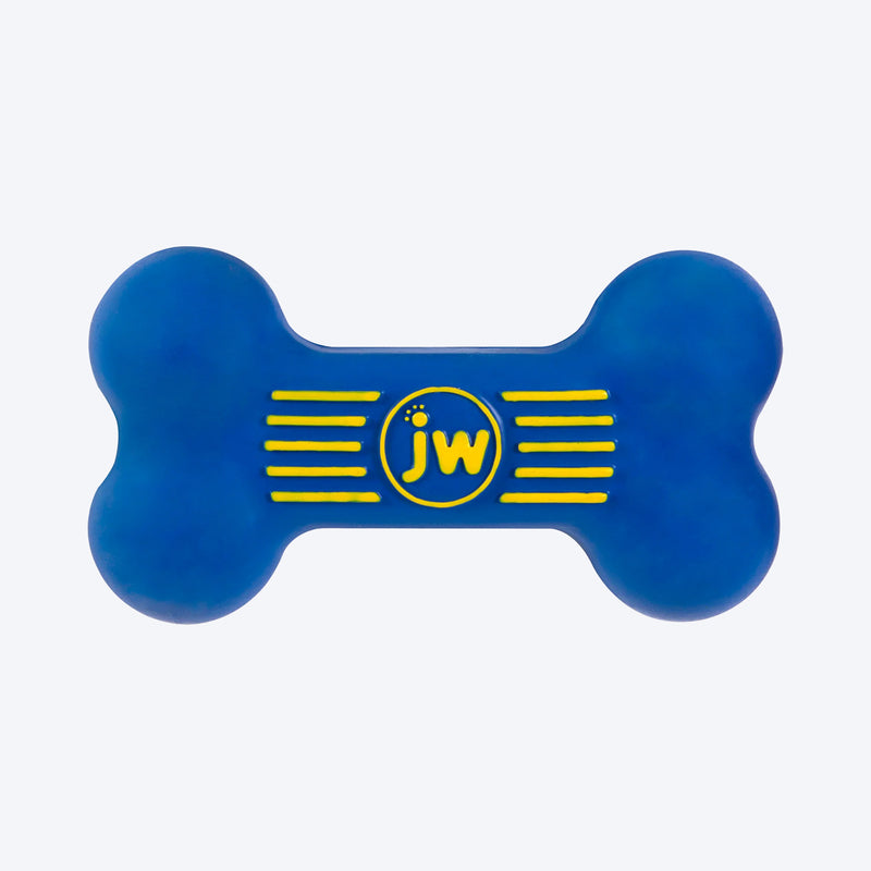 JW Pet iSqueak Bone Chew Toy For Dog - Assorted - Heads Up For Tails