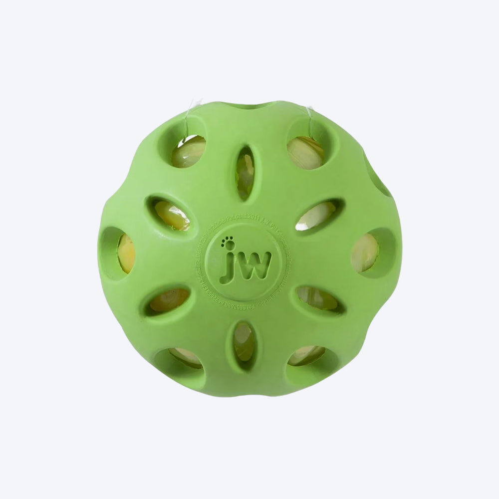 JW Pet Crackle Ball Toy For Dog - Assorted - Heads Up For Tails