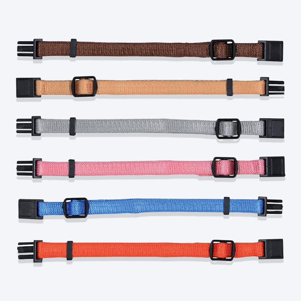 Trixie Puppy Collar - Set of 6 (Light Colors) - Heads Up For Tails