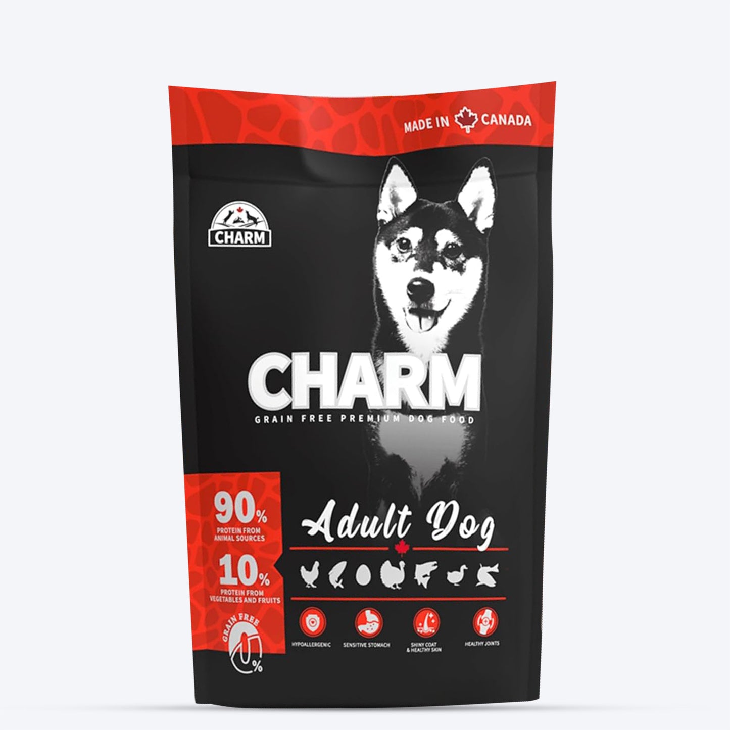 Charm Premium Grain Free Dry Food For Adult Dog - Heads Up For Tails