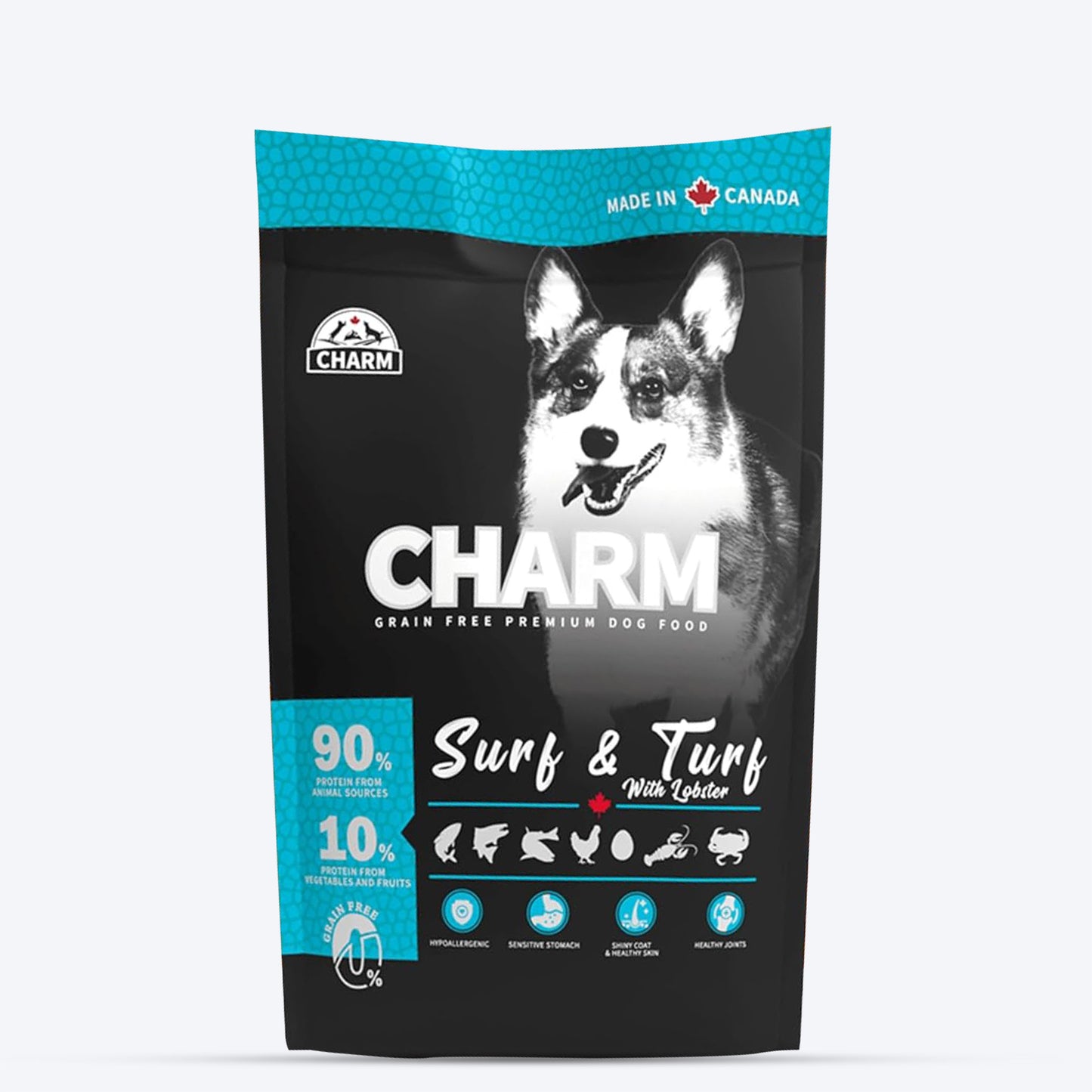 Charm Premium Surf & Turf With Lobster Grain Free Dry Food For Dog - Heads Up For Tails