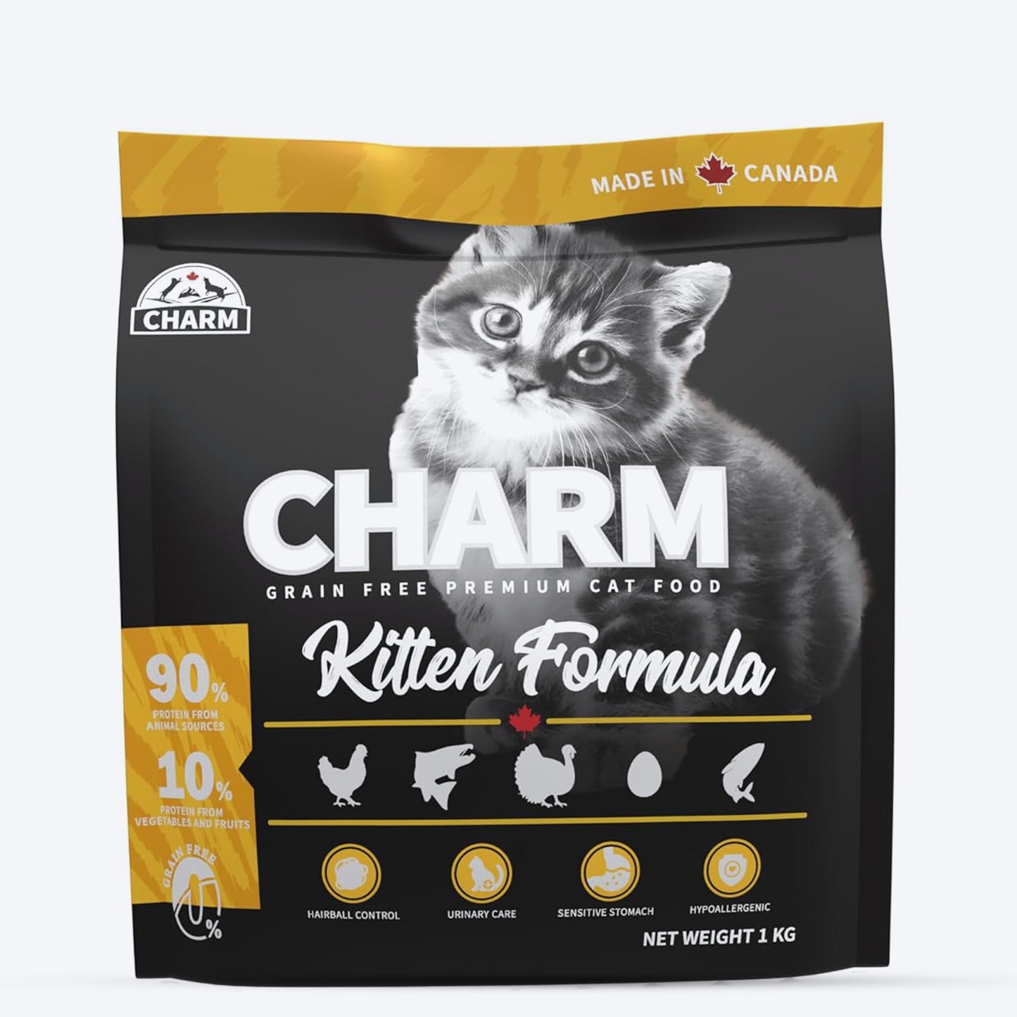 Charm Premium Formula Grain Free Dry Food For Kitten - Heads Up For Tails