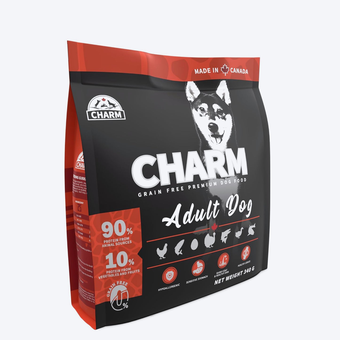 Charm Premium Grain Free Dry Food For Adult Dog - Heads Up For Tails