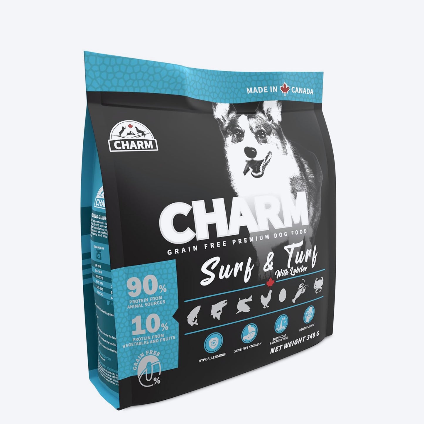 Charm Premium Surf & Turf With Lobster Grain Free Dry Food For Dog - Heads Up For Tails