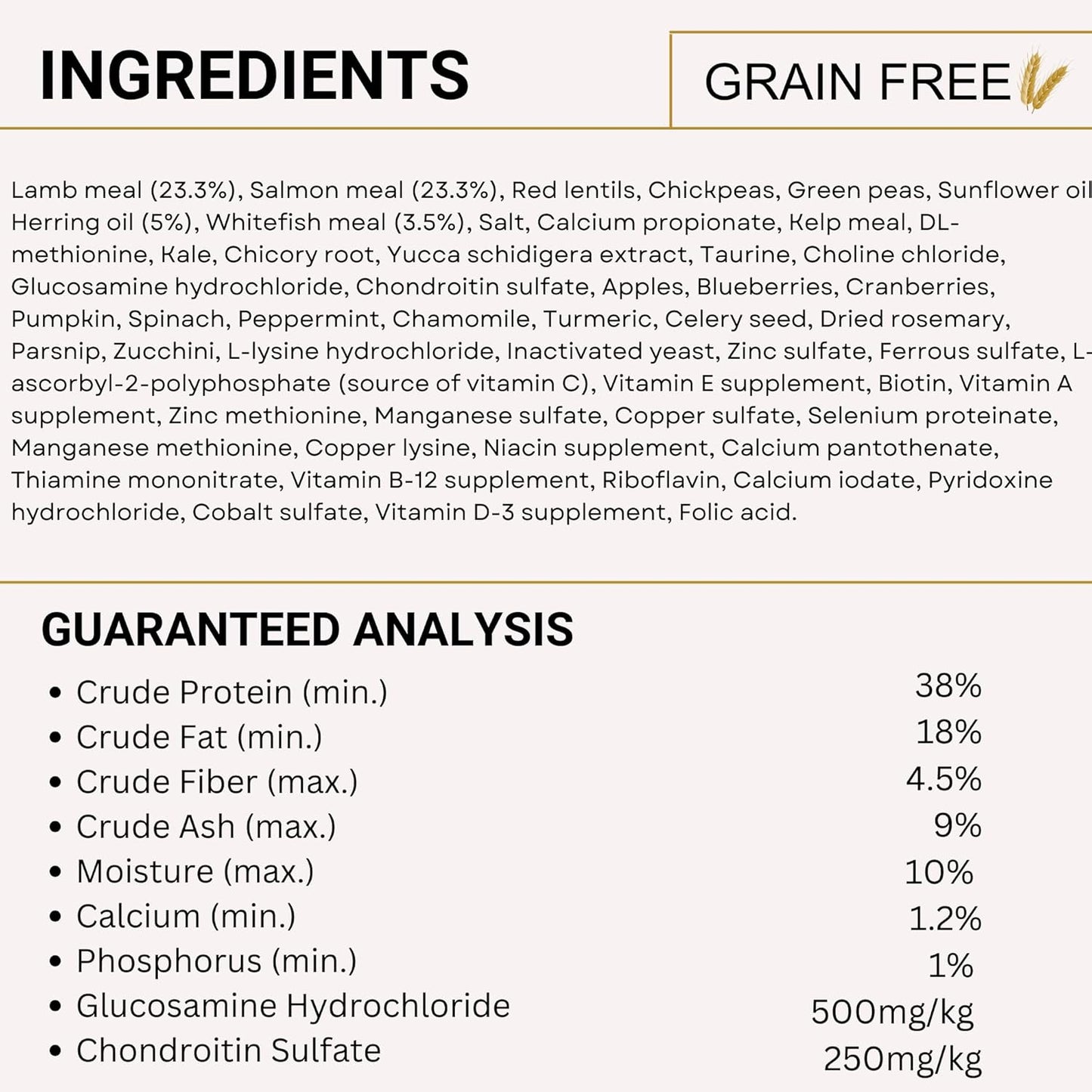 Charm Premium Lamb & Salmon Grain Free Dry Food For Dog - Heads Up For Tails