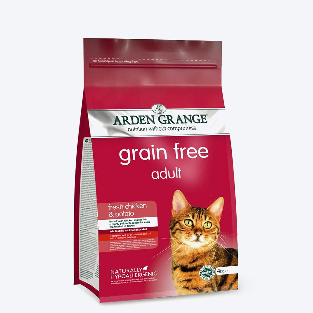 Arden Grange Grain Free Fresh Chicken & Potato Dry Cat Food - Heads Up For Tails