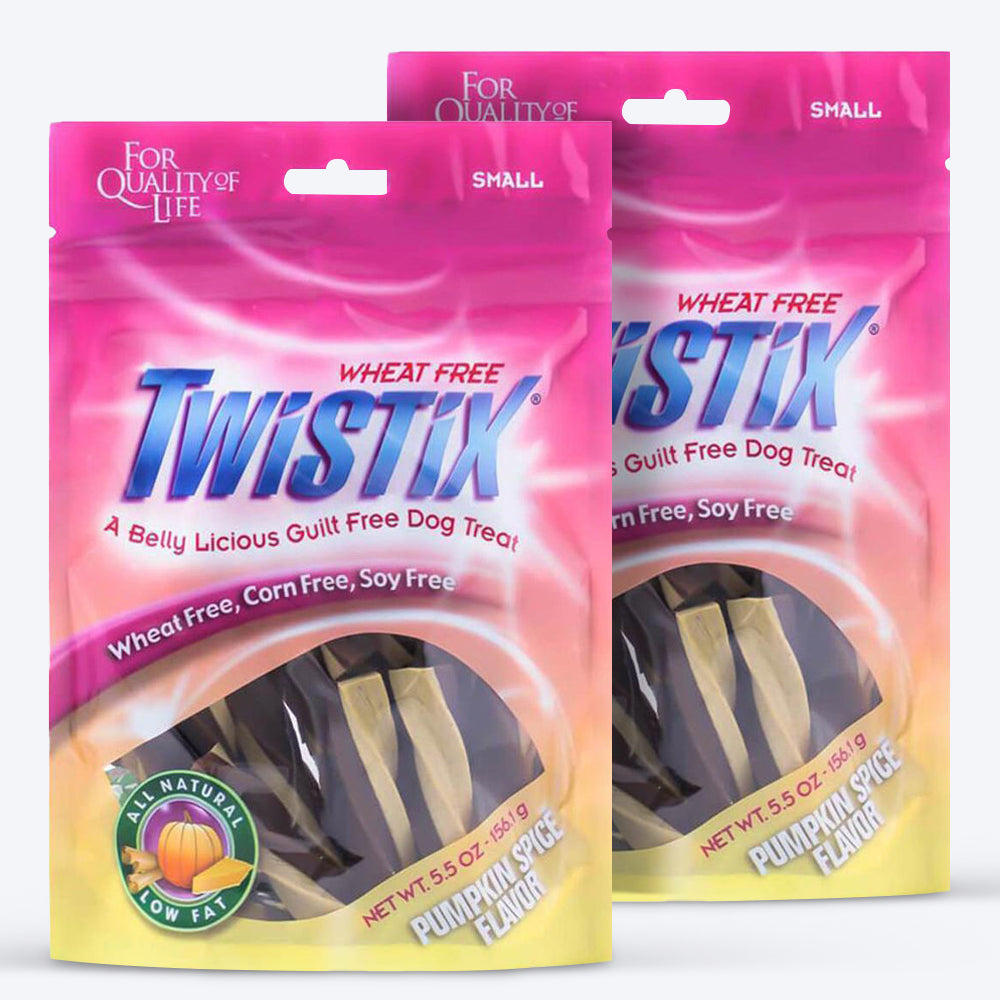 NPIC Twistix Pumpkin Spice Dog Treats - 156 g - Heads Up For Tails