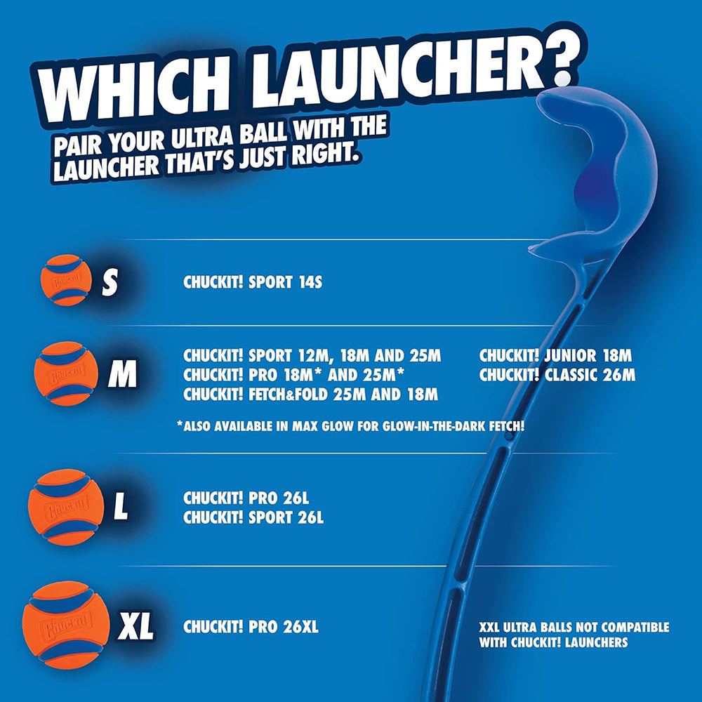 Chuckit! Ultra Ball Dog Toy - Orange & Blue_09