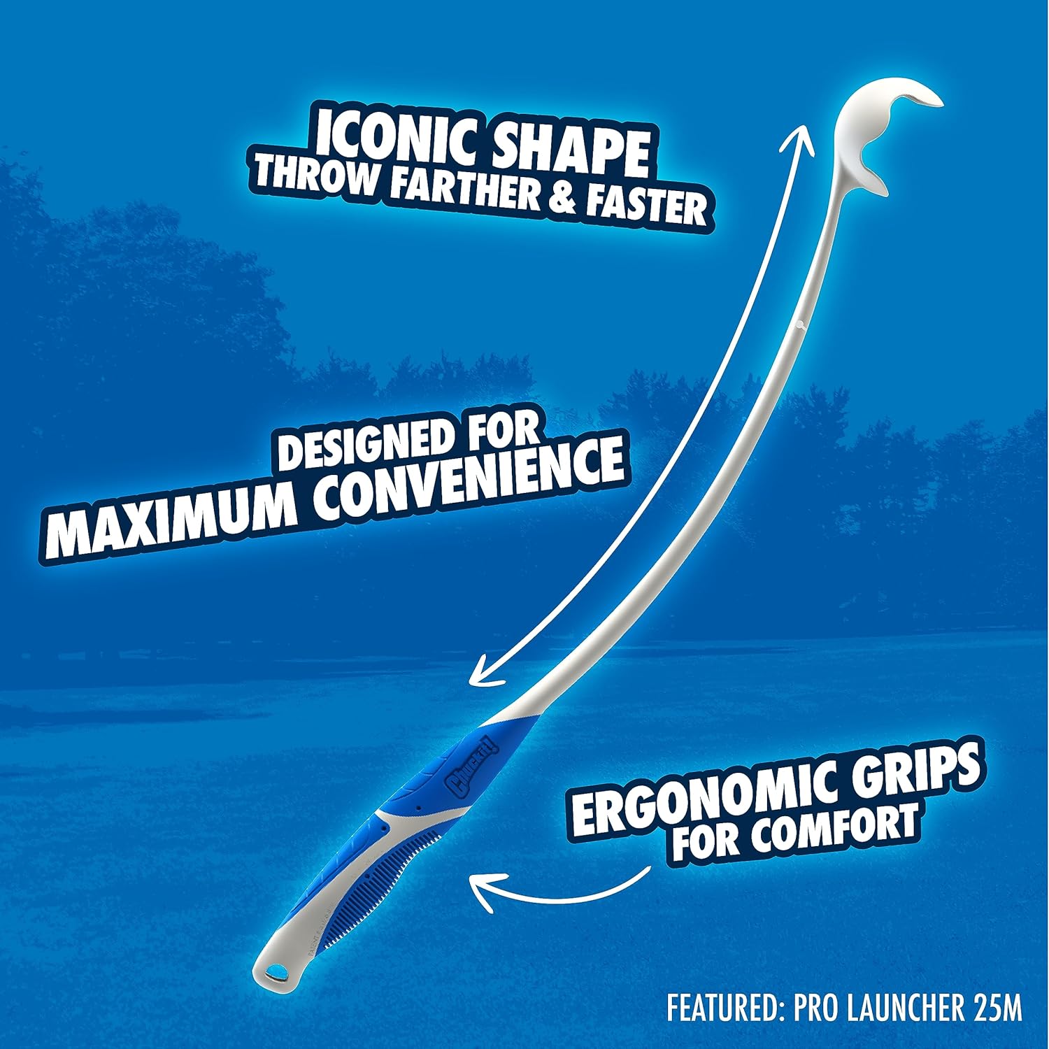 Chuckit! Sport Ball Launcher Fetch Toy For Dog - Assorted - Heads Up For Tails