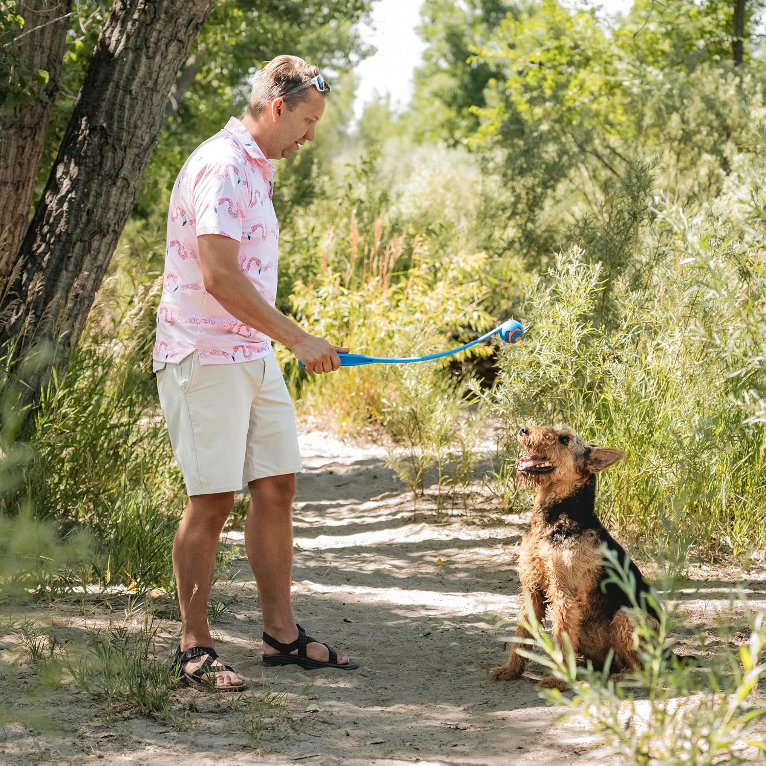 Chuckit! Sport Ball Launcher Fetch Toy For Dog - Assorted - Heads Up For Tails