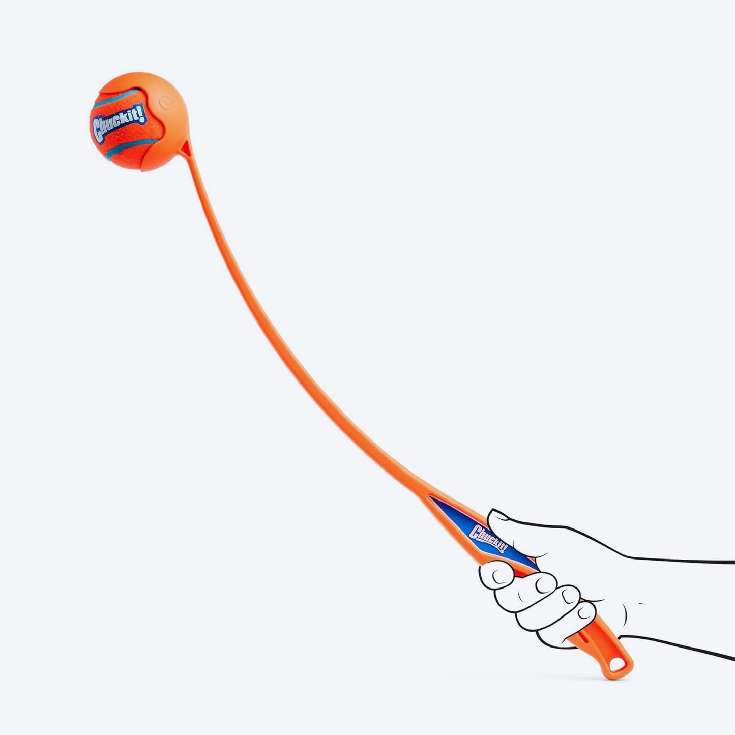Chuckit! Sport Ball Launcher Fetch Toy For Dog - Assorted - Heads Up For Tails