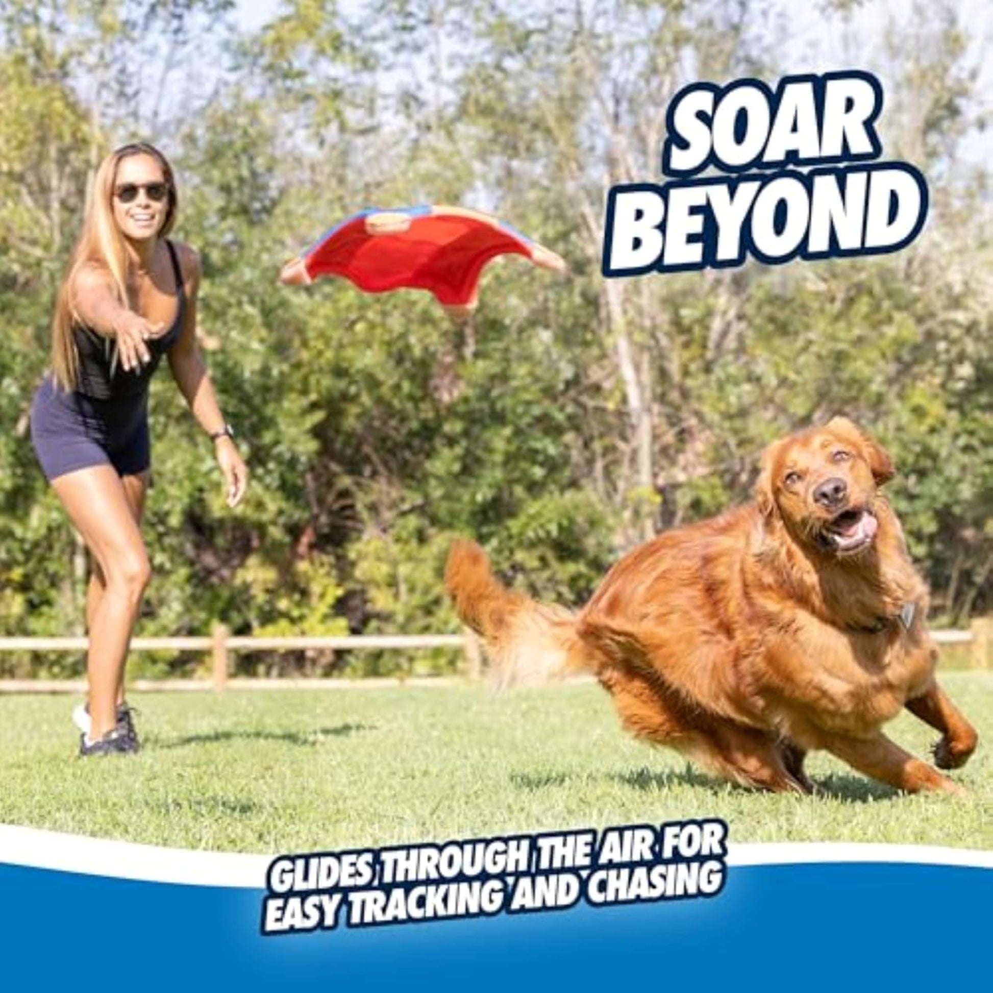 Chuckit! Flying Squirrel Dog Toy - M - Heads Up For Tails