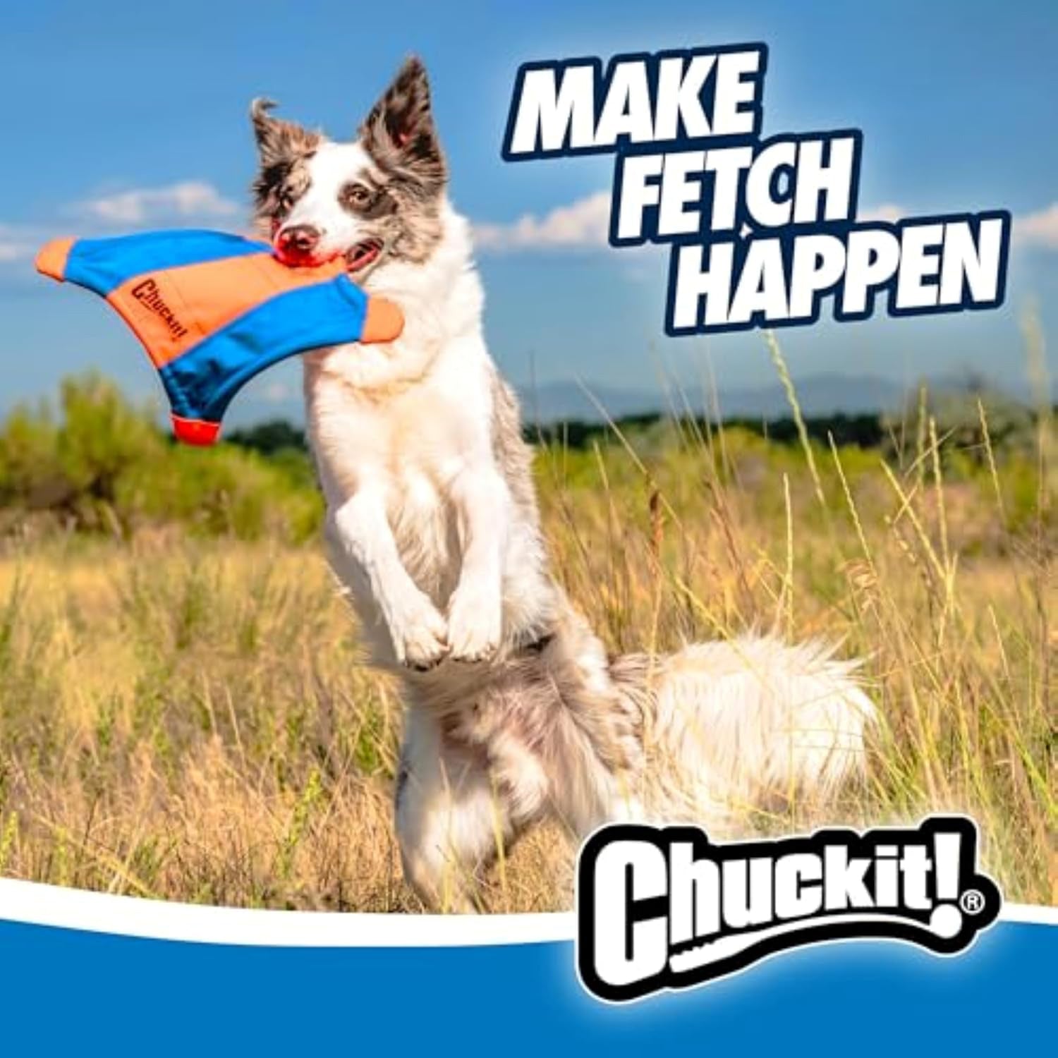 Chuckit! Flying Squirrel Dog Toy - M - Heads Up For Tails