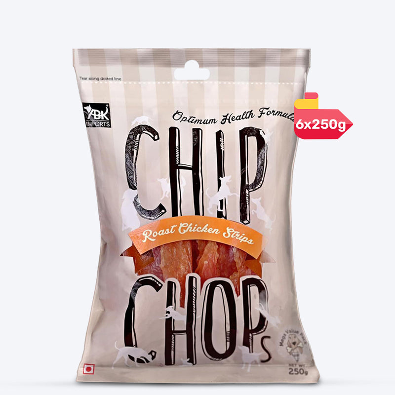 Chip Chops Roast Chicken Treats For Dog - Heads Up For Tails