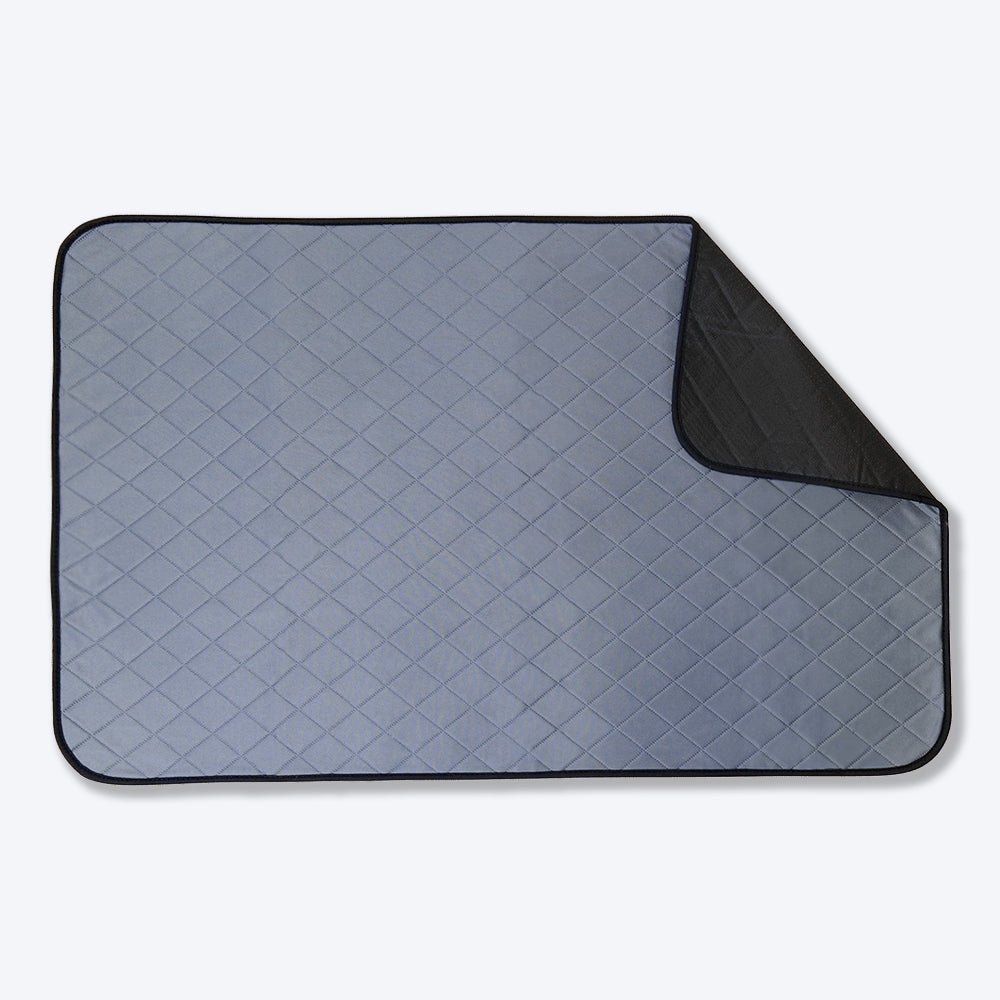 M-Pets Washable Training Pad For Dog - Grey - Heads Up For Tails