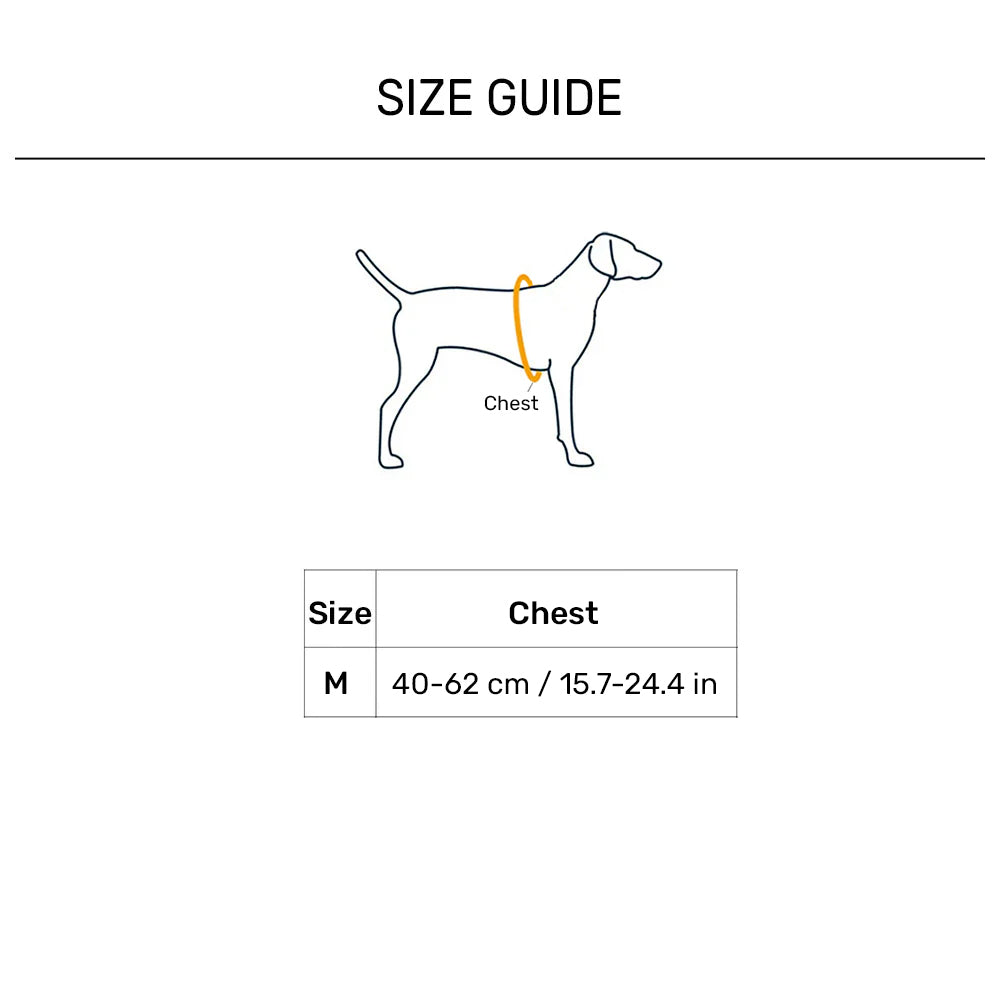 Truelove Step-In Harness For Dog With 3M Reflective Fabric - Orange - M - Heads Up For Tails